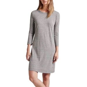 CURRENT/ELLIOTT 3/4 Sleeve, Heather Gray Women's Dress